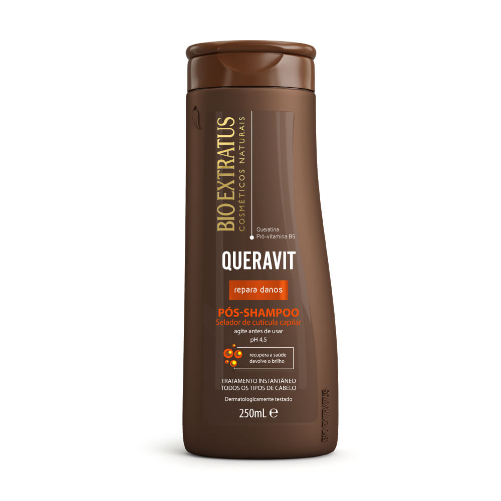 Pós Shampoo Queravit 250ml Bio Extratus
