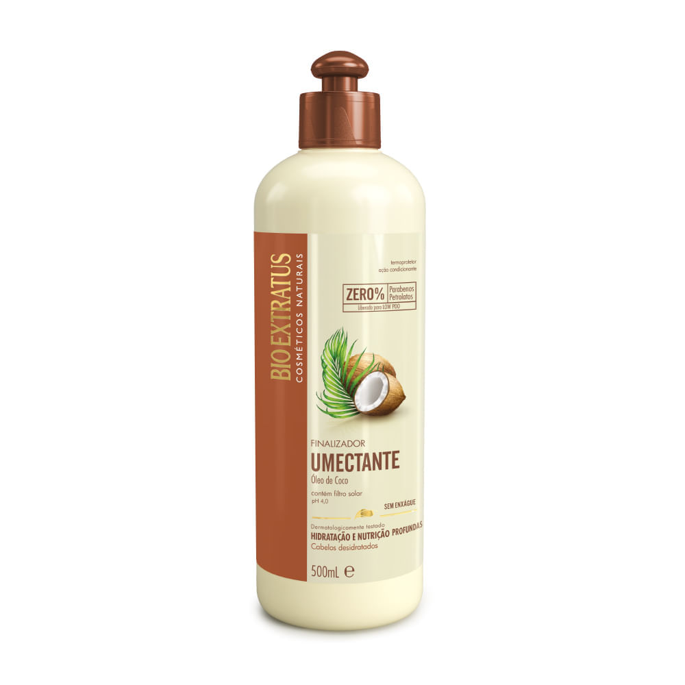Finalizador Umectante Óleo Coco 500ml Bio Extratus