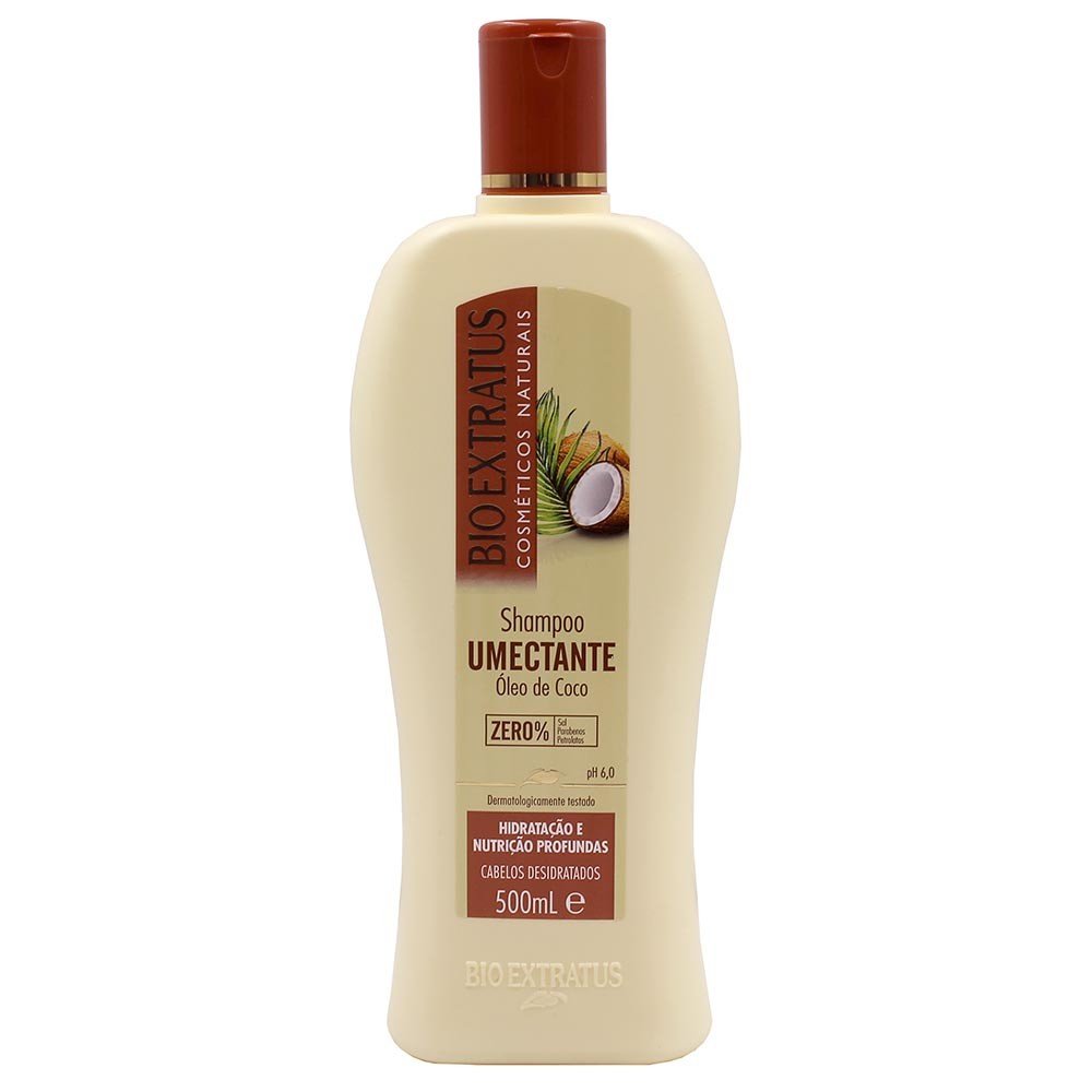 Shampoo Umectante  Óleo Coco 500ml Bio Extratus