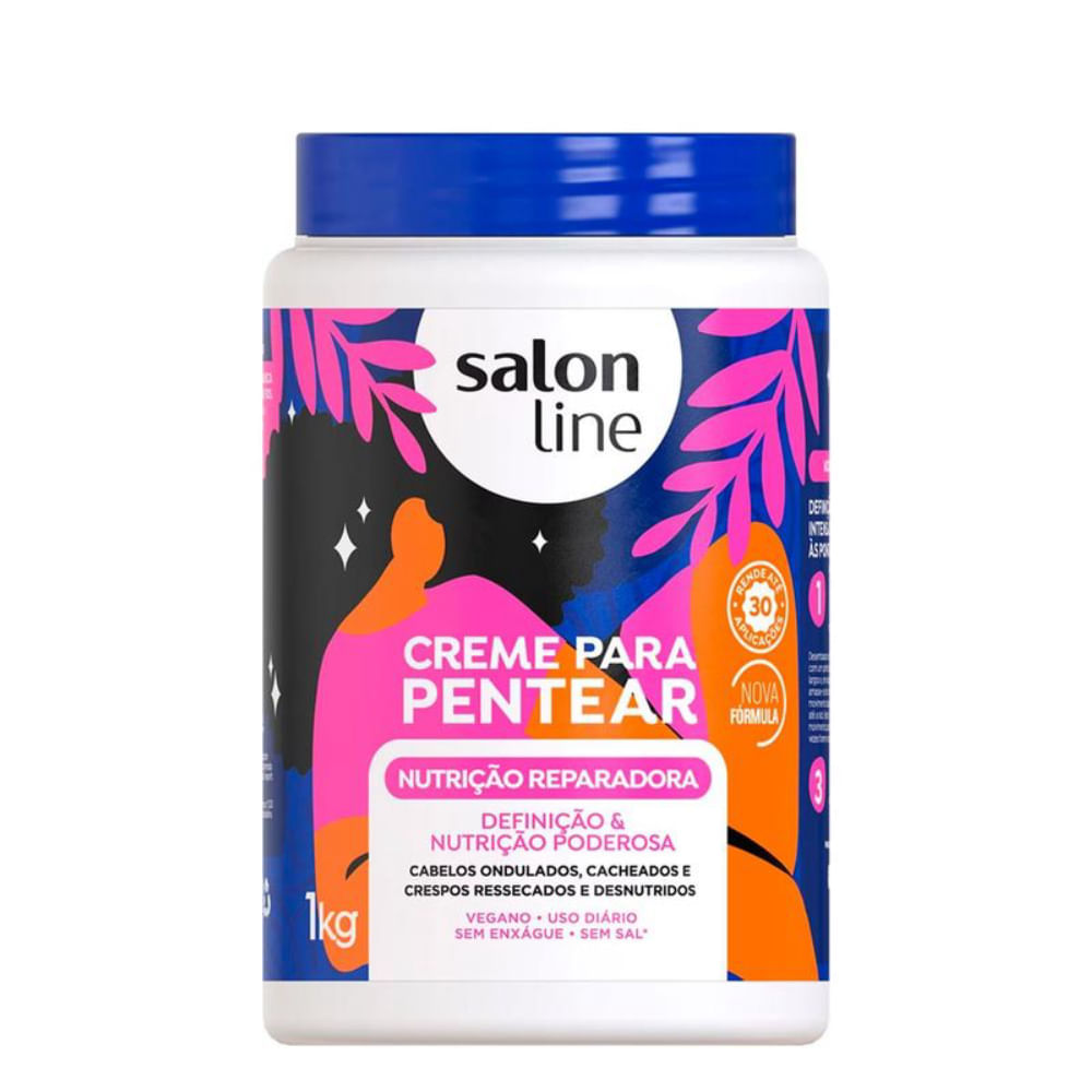 Creme de Pentear Salon Line Nutrição Reparadora 1Kg