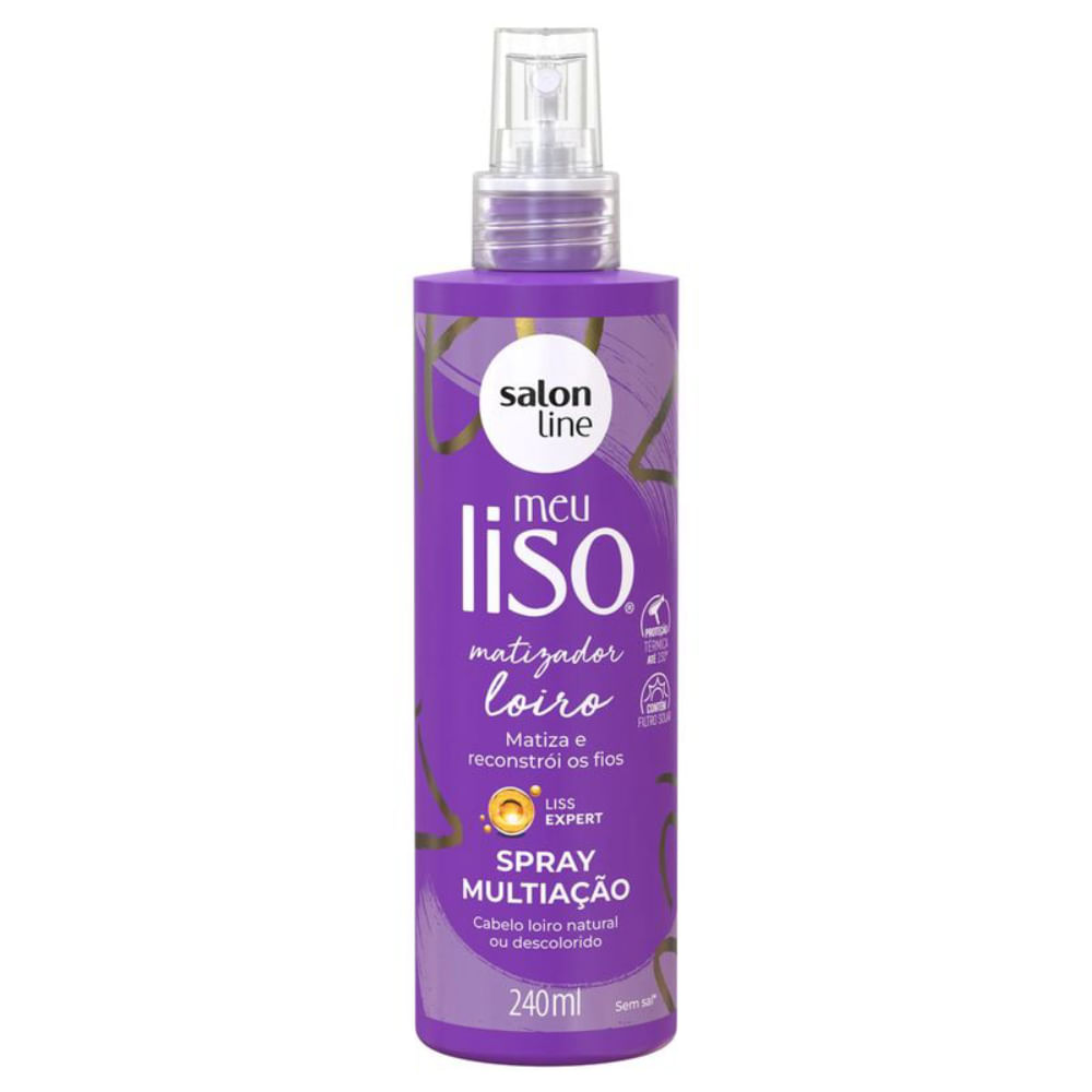 Spray Salon Line Matizador Liso Loiro 240ml