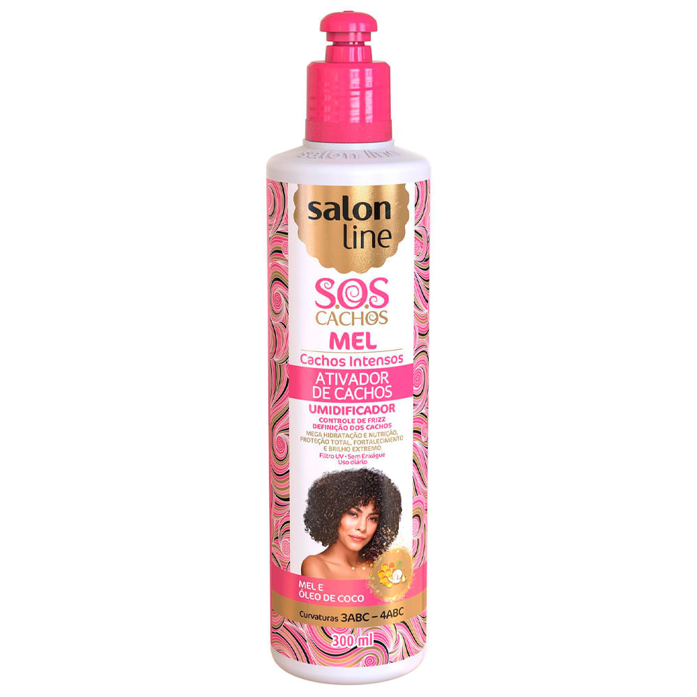 Ativador De Cachos S.O.S Intensos Salon Line 300ml