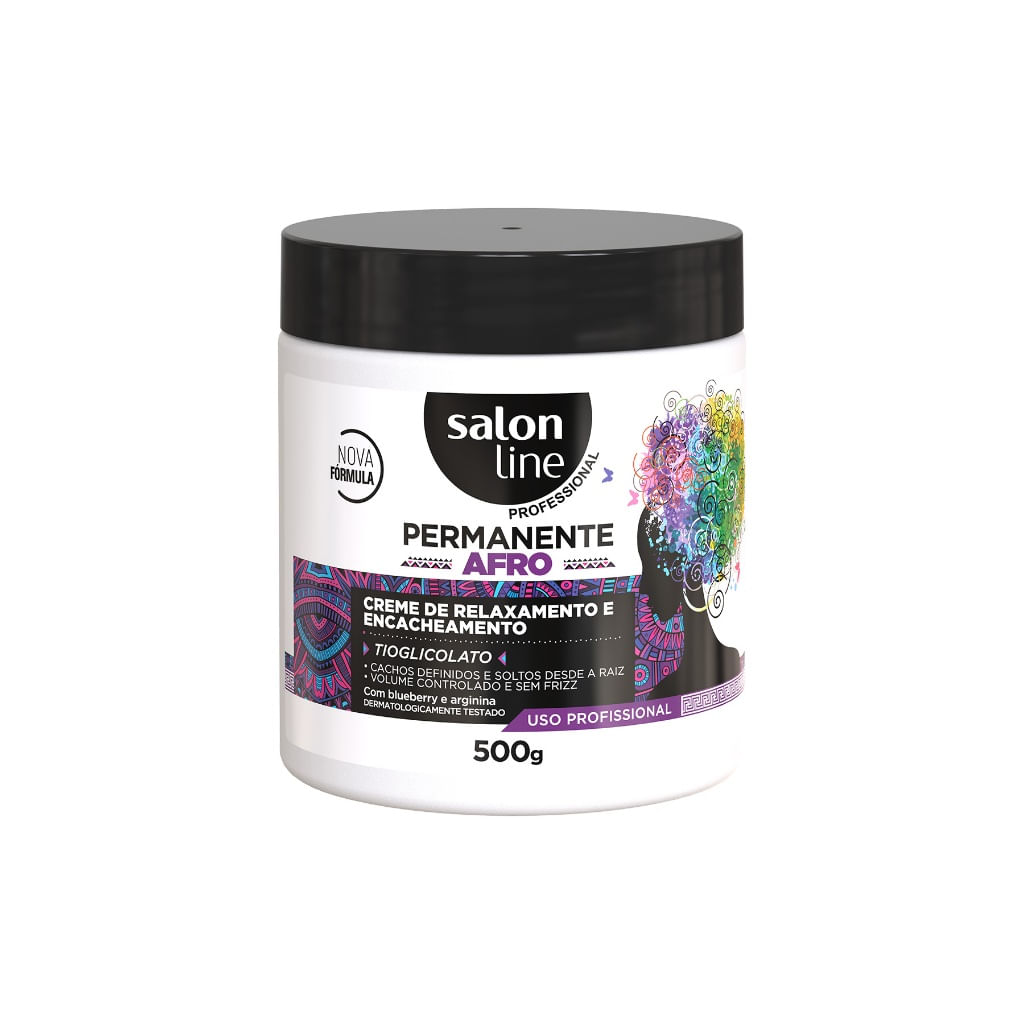 Creme Salon Line Relaxamento Permanente Afro 500g
