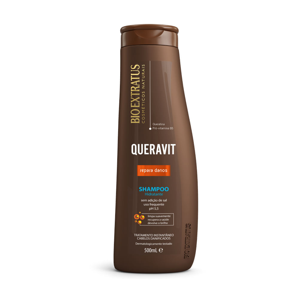 Shampoo Hidratante Queravit 500ml Bio Extratus