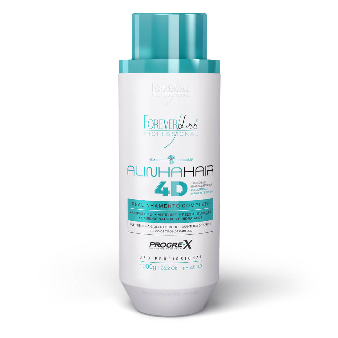 AlinhaHair 4D Realinhamento Capilar Forever Liss 1000g