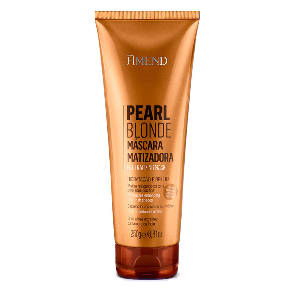Máscara Matizadora Pearl Blonde Amend 250ml