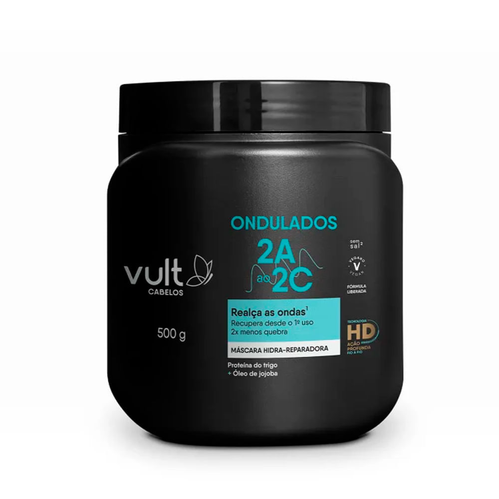 Máscara Hidra-reparadora Ondulados 2a Ao 2c Vult 500g