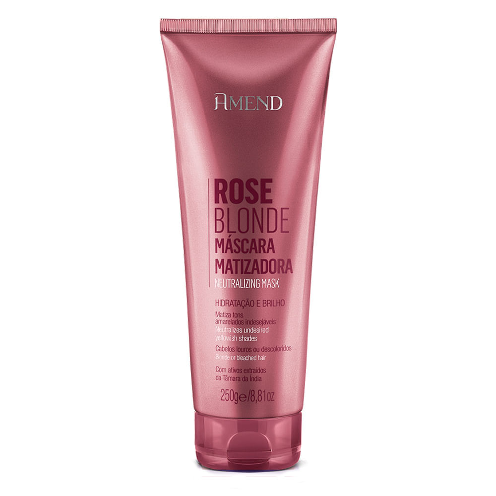 Máscara Matizadora Rose Blonde Amend 250ml