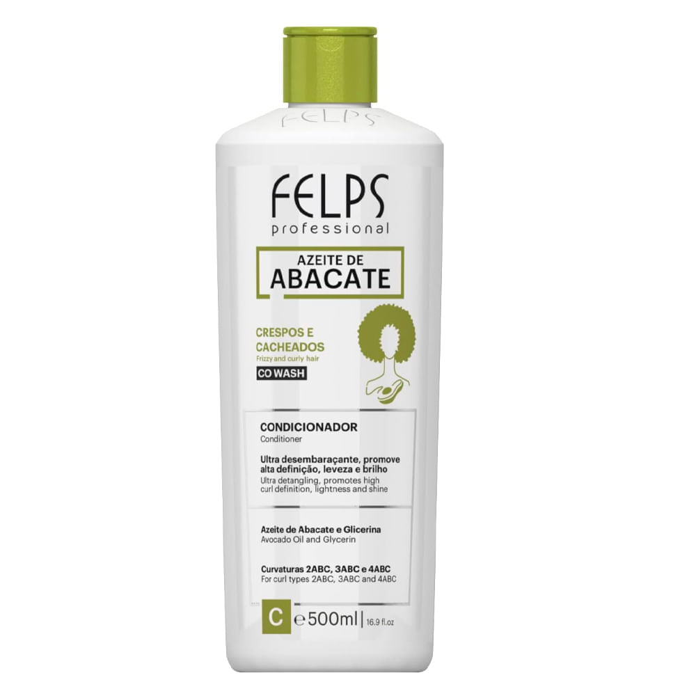Condicionador Cachos Azeite De Abacate Felps Professional 500ml