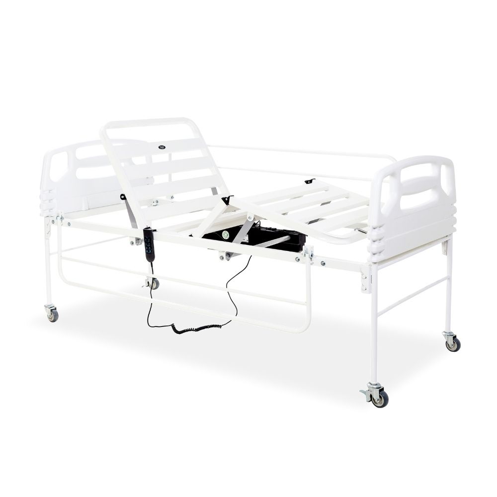 Cama Motorizada Articulável Dobrável com Grades e Rodas modelo  Evolution - Pilati