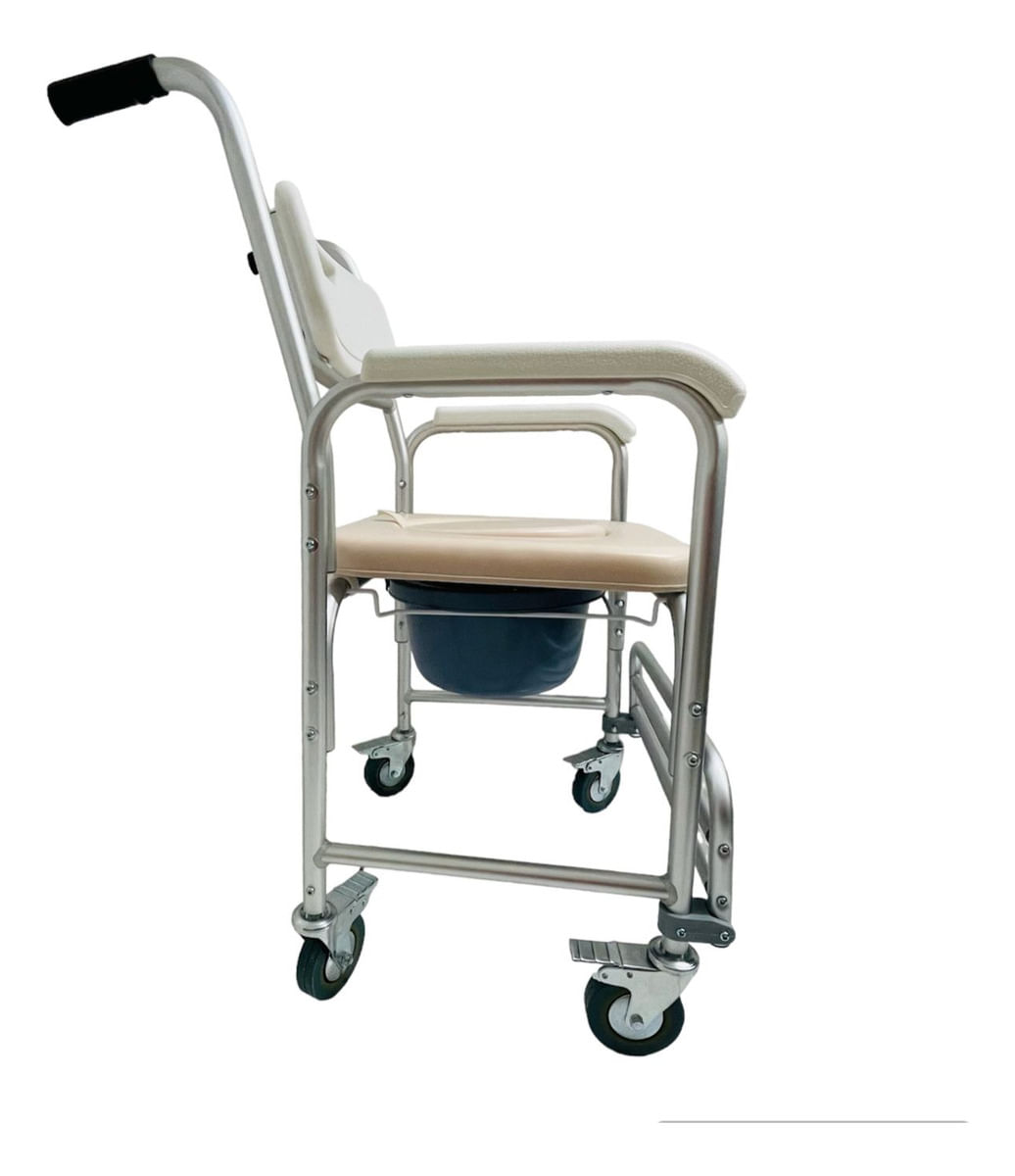 Cadeira De Banho Em Alumínio para 100kg modelo S40 - Supermedy