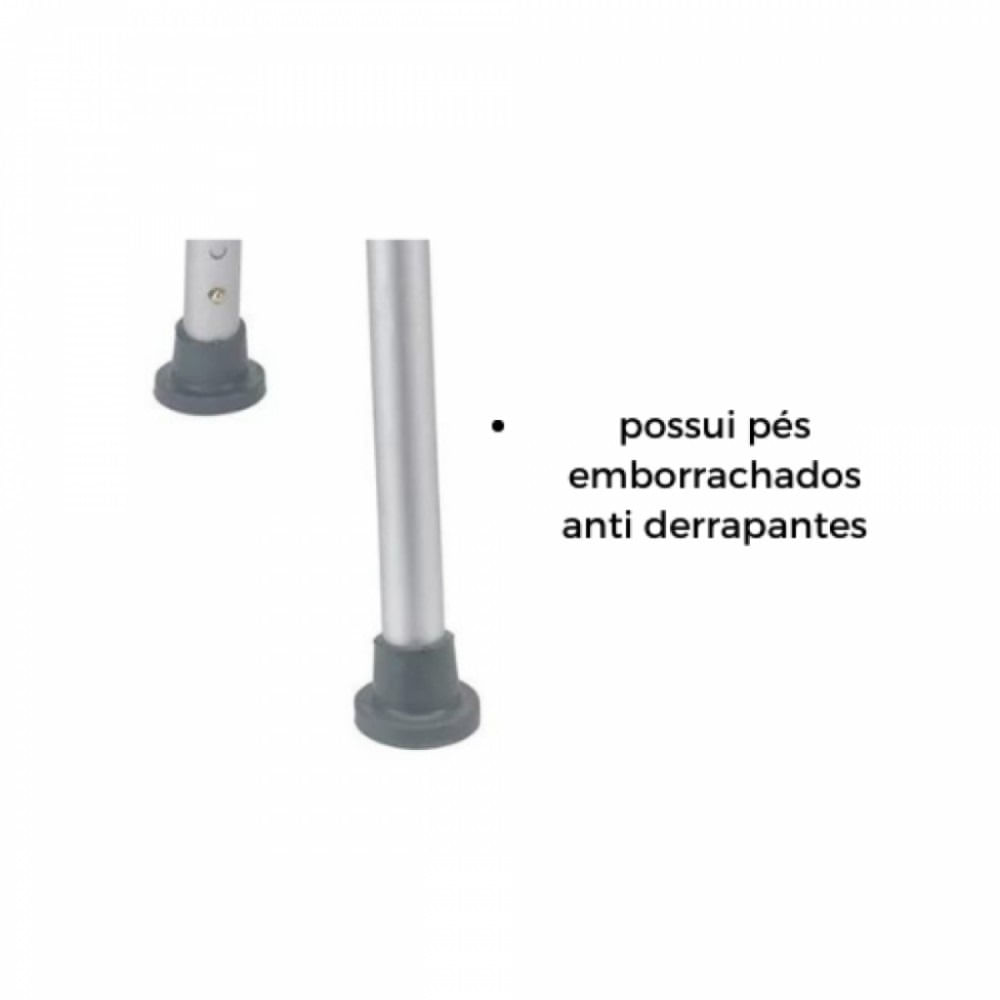 Banco/Banqueta para Banho Ajustável em Alumínio para 130 kg modelo SC200 - Hidrolight