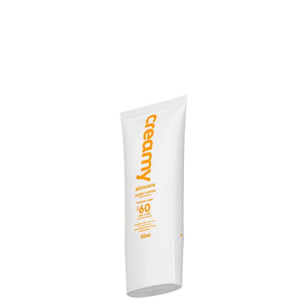 Protetor Solar Facial Creamy Water Lotion FPS 60 50 ml