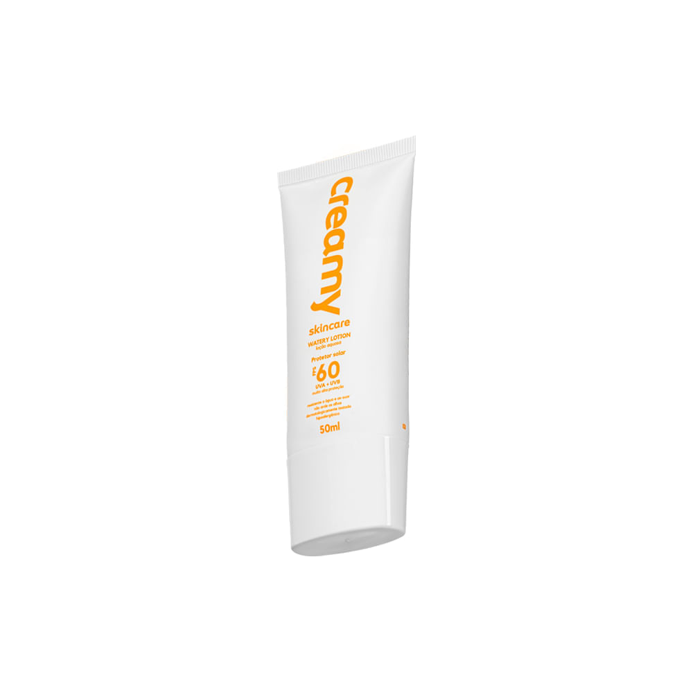 Protetor Solar Facial Creamy Water Lotion FPS 60 50 ml
