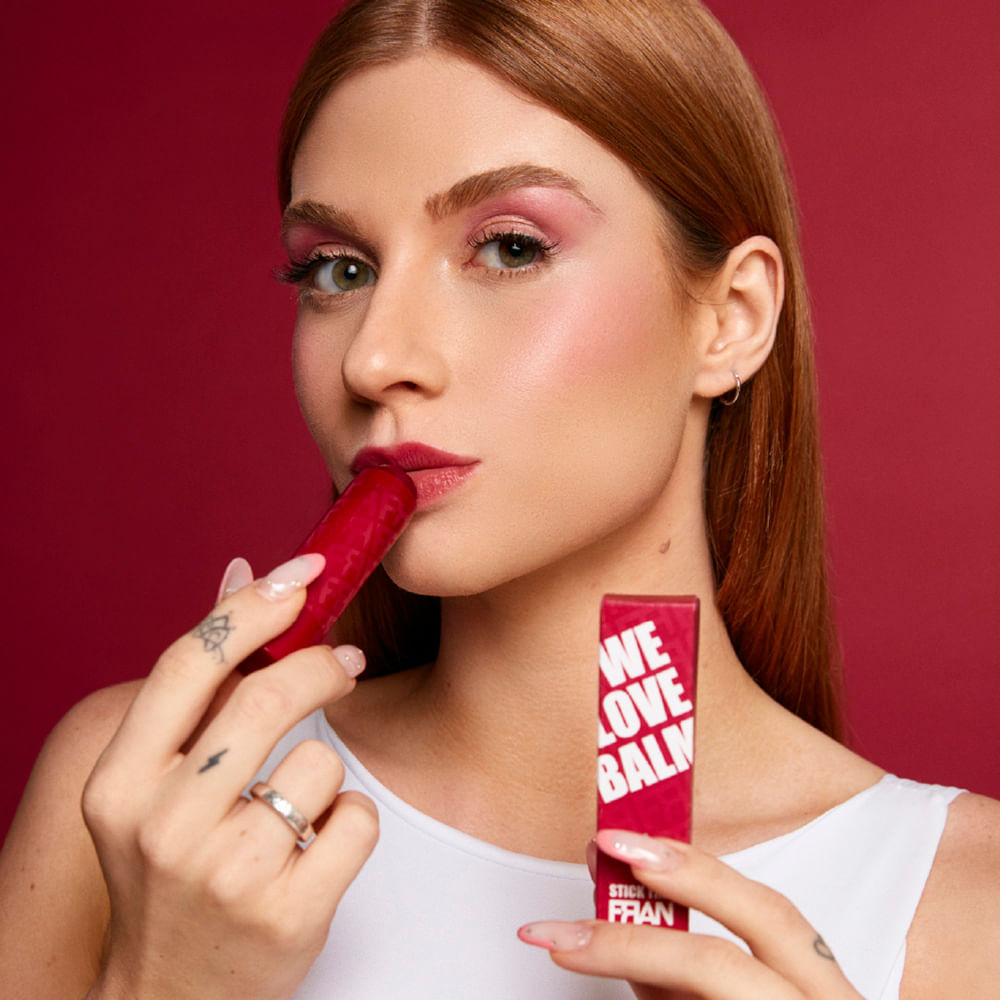 Lip Balm Hidratante Fran By Franciny Ehlke Stick Tint Cor Wine
