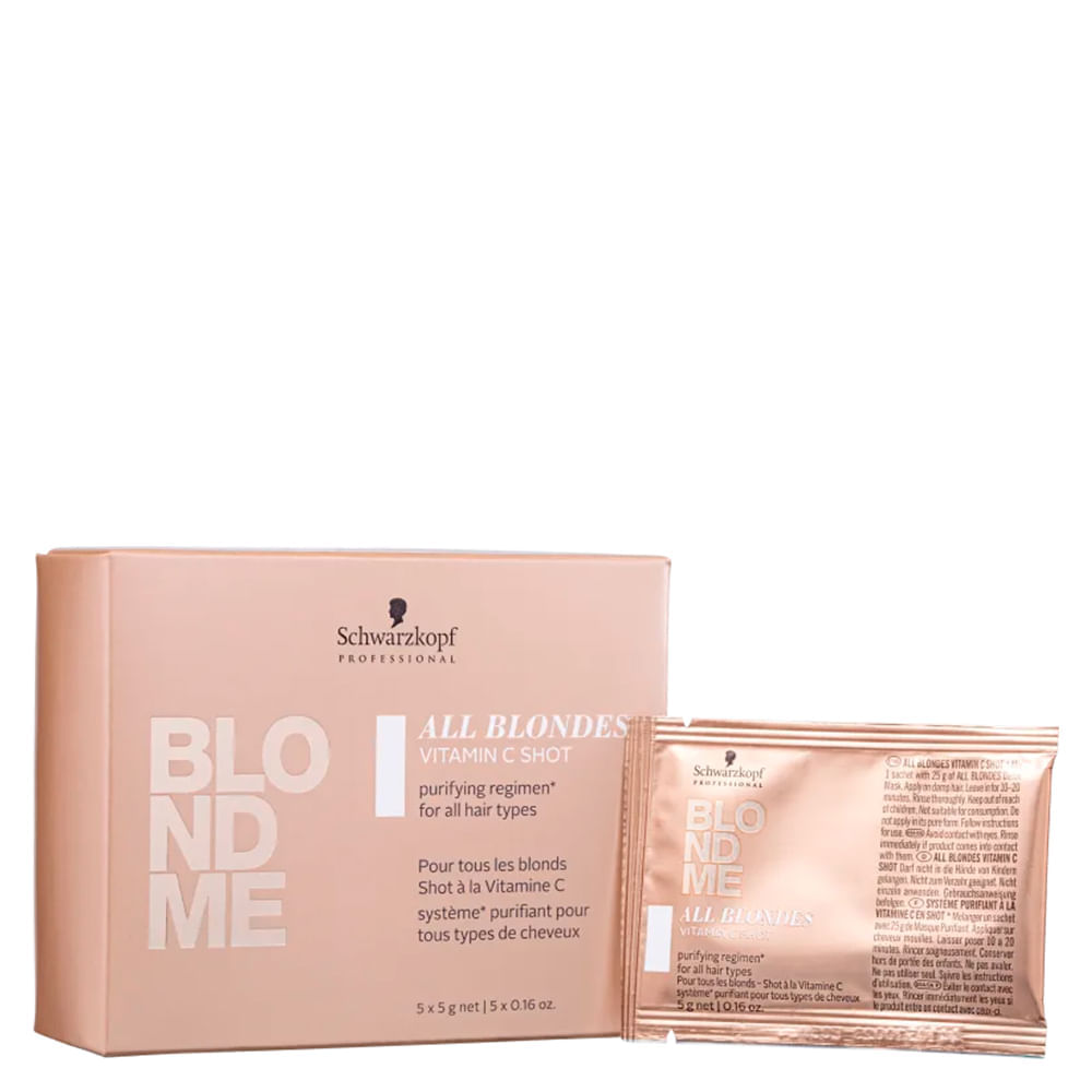 Vitamina Capilar Em Cápsulas Schwarzkopf Professional Blondme All Bondes 5 Cápsulas 5 Cápsulas