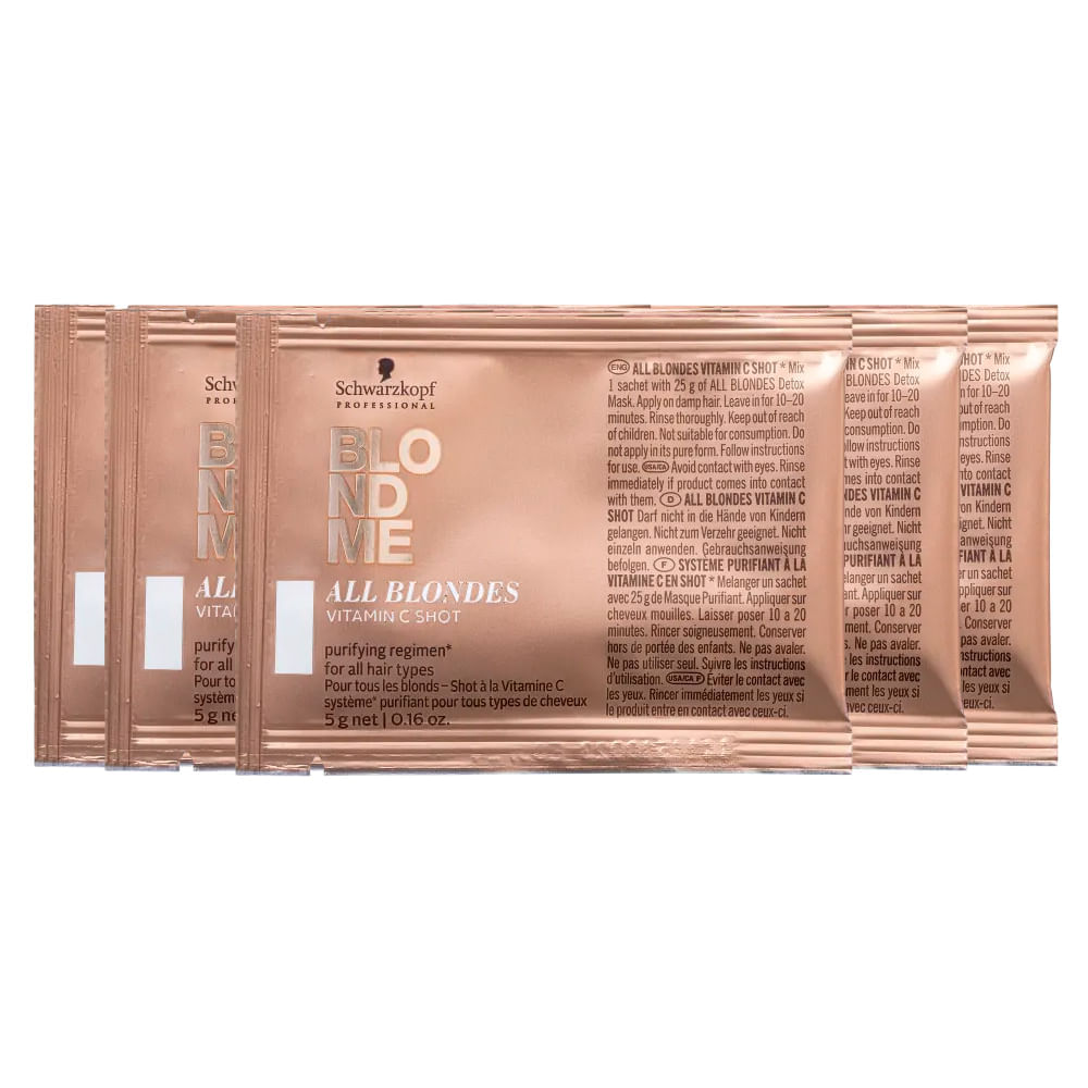 Vitamina Capilar em Cápsulas Schwarzkopf Professional Blondme All Bondes 5 Cápsulas 5 Cápsulas