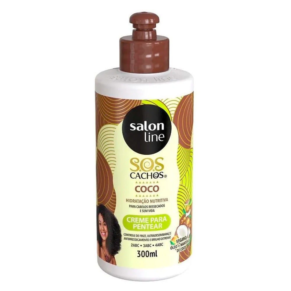 Creme Para Pentear S.O.S Coco Salon Line 300ml