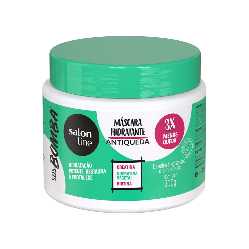 Máscara De Hidratação Sos Bomba Antiqueda Salon Line 500g