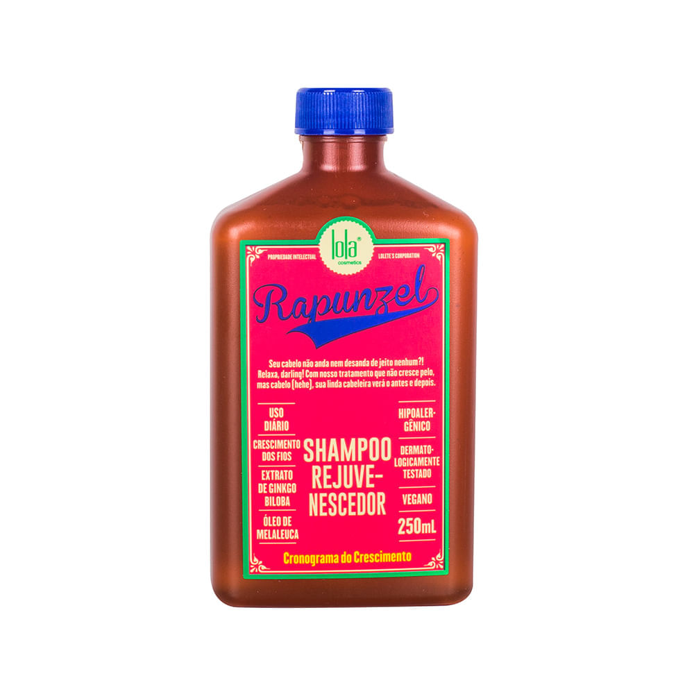 Kit Lola Cosmetics Crescimento Rapunzel - Shampoo 250 ml + Leave-in 250 ml
