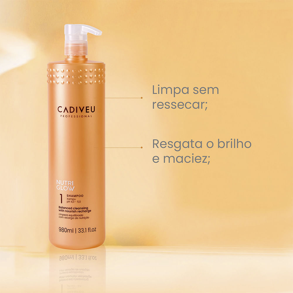 Shampoo Cadiveu Nutri Glow 980 ml
