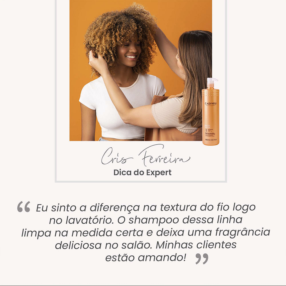 Shampoo Cadiveu Nutri Glow 980 ml
