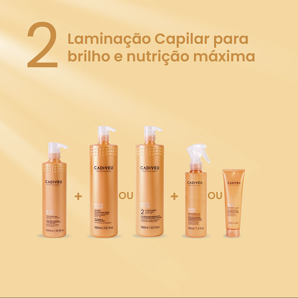 Shampoo Cadiveu Nutri Glow 980 ml