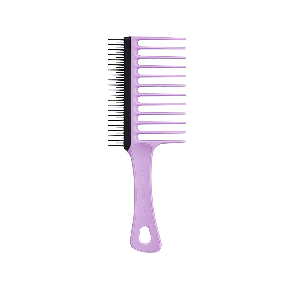 Pente Para Desembaraçar Combs Wide Tooth Tangle Teezer Lilás E Preto