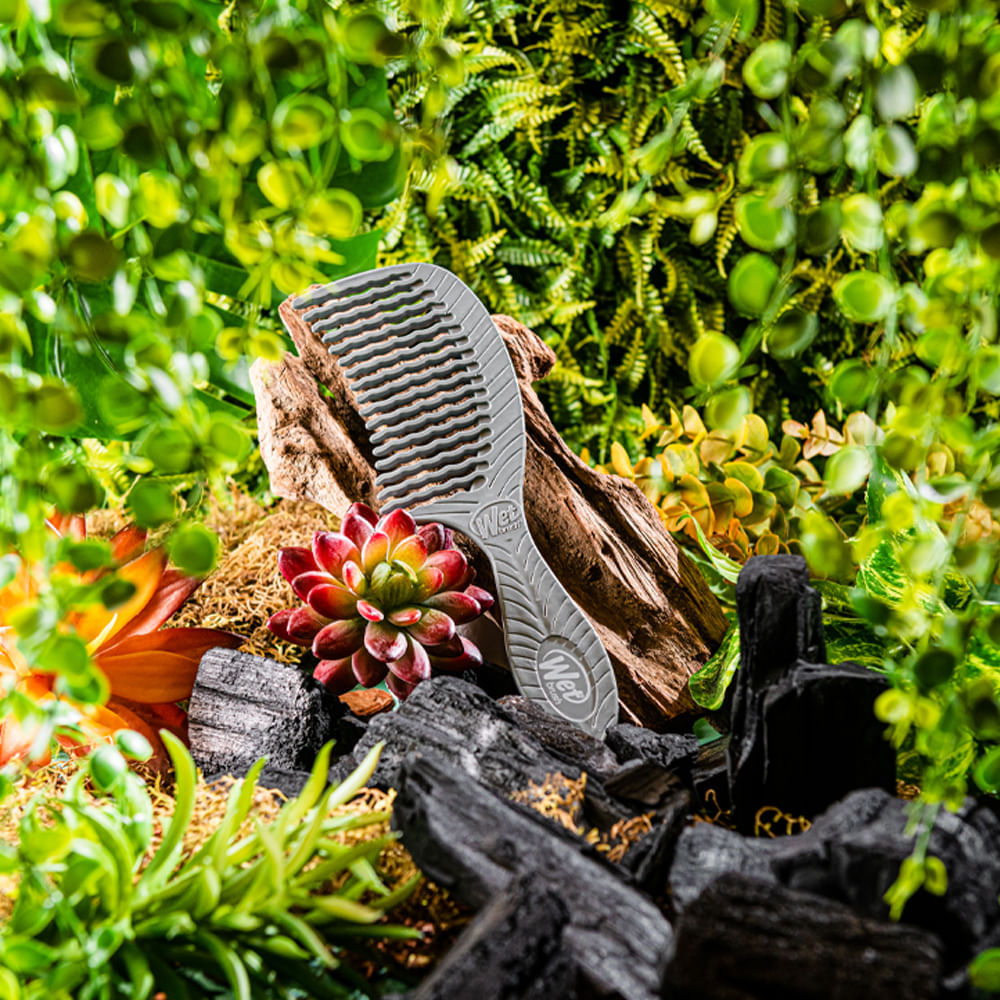 Pente para Desembaraçar WetBrush Go Green Biodegradável Cinza