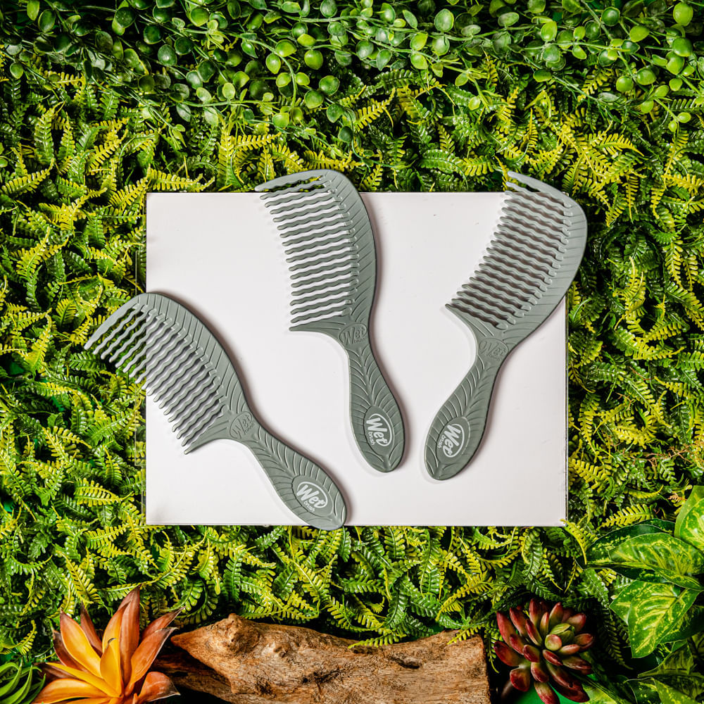Pente para Desembaraçar WetBrush Go Green Biodegradável Cinza