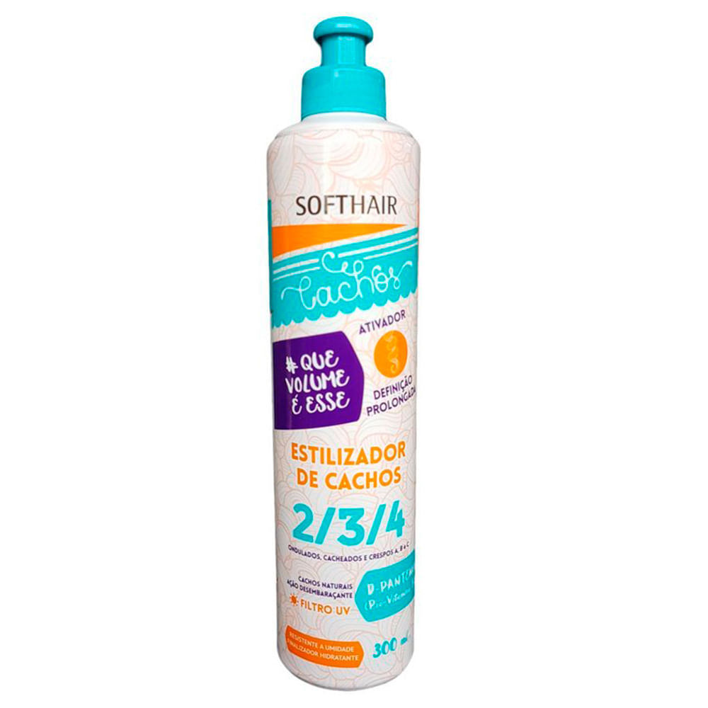Creme Para Pentear Estilizador Cachos Soft Hair 300ml