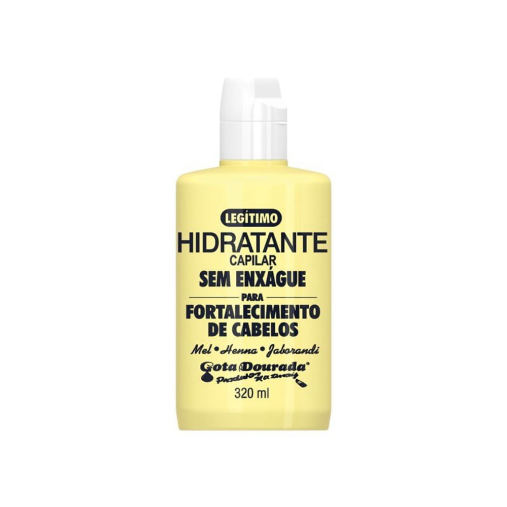 Creme Hidratante Capilar Gota Dourada 320ml