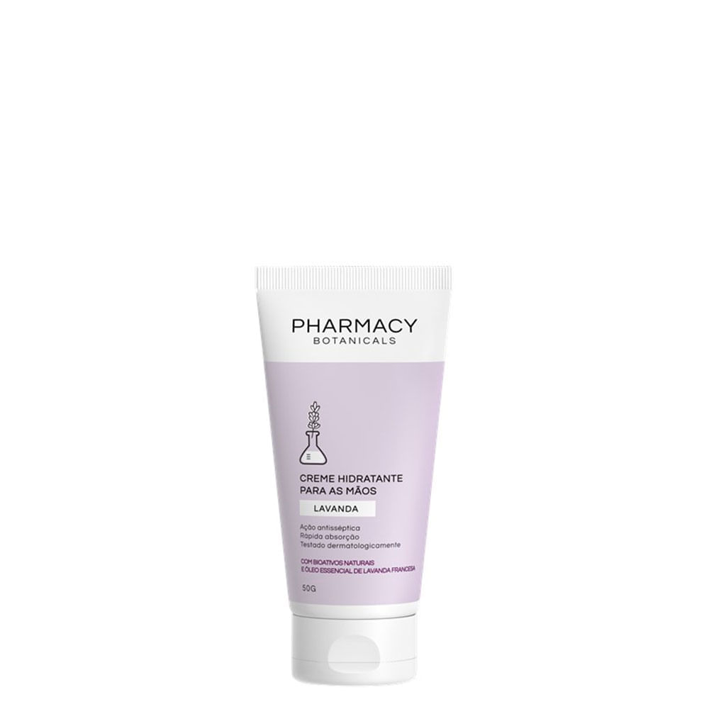 Creme Hidratante Antisséptico para as Mãos Pharmacy Botanicals Lavanda 50 g