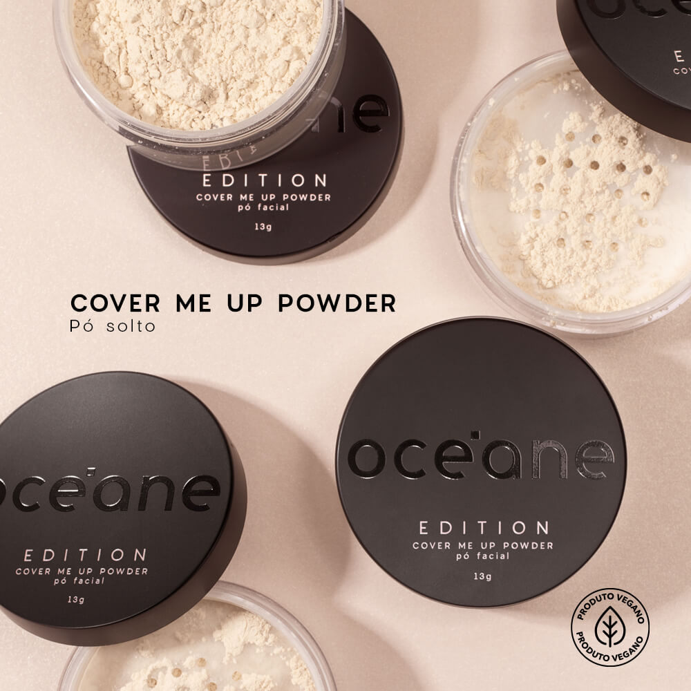 Kit Presilha de Cabelo Preta + Pó Solto Océane Edition (2 Produtos)