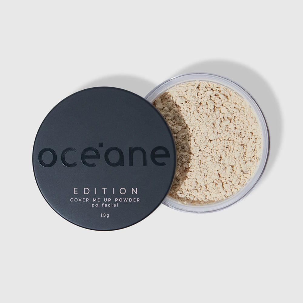 Kit Presilha de Cabelo Preta + Pó Solto Océane Edition (2 Produtos)