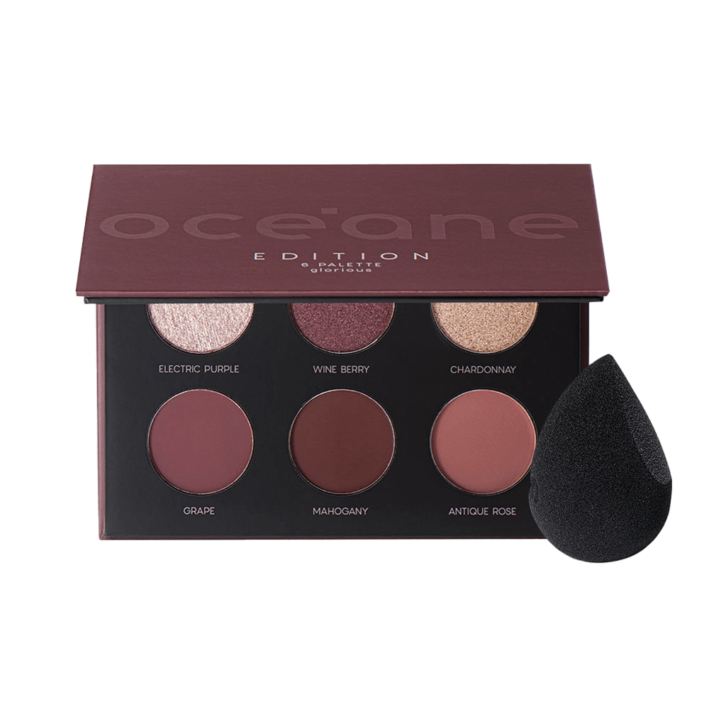 Paleta de Sombras Nude + Esponja de Maquiagem Edition (2 Produtos)