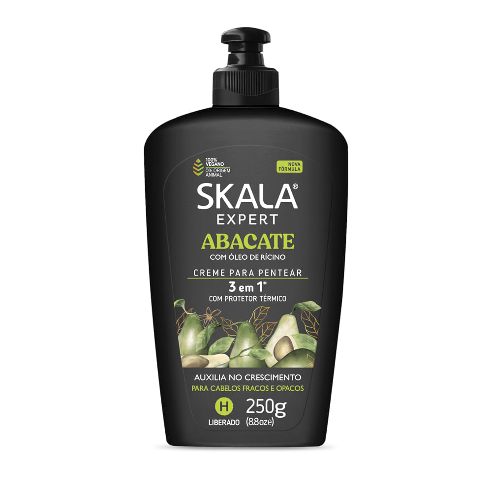Creme De Pentear 3 em 1 Abacate Skala 250g