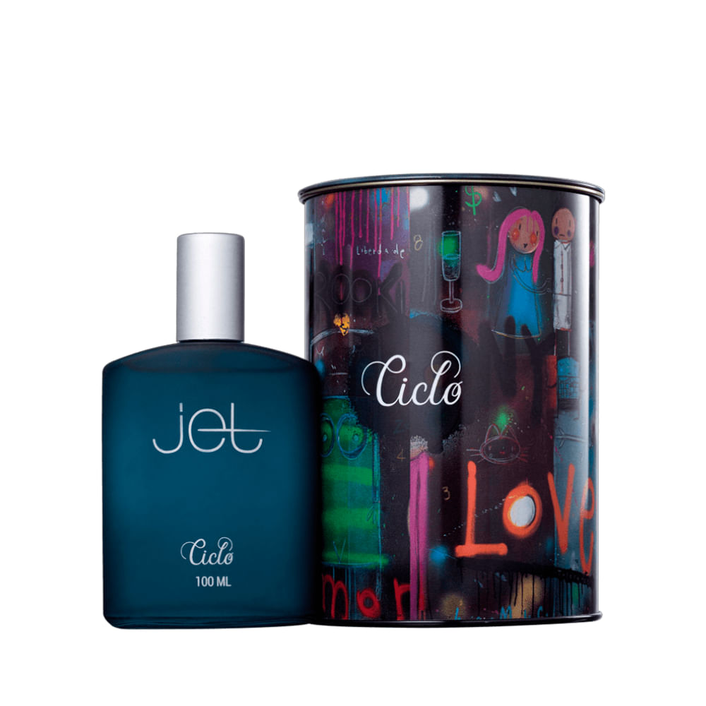 Ciclo Cosméticos Jet Deo Colônia Lata - Perfume Masculino 100ml