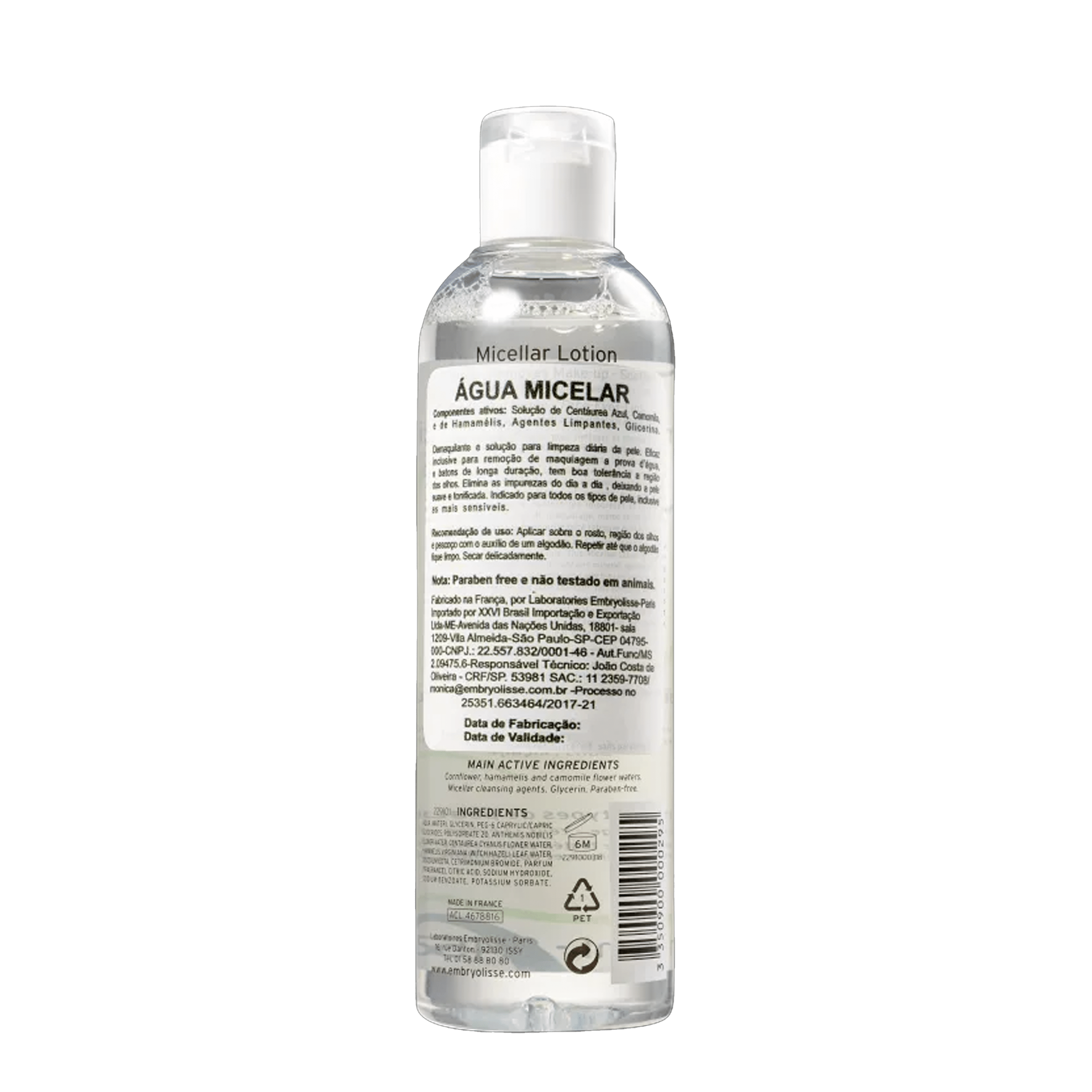 Embryolisse Micellaire - Loção Demaquilante 250ml