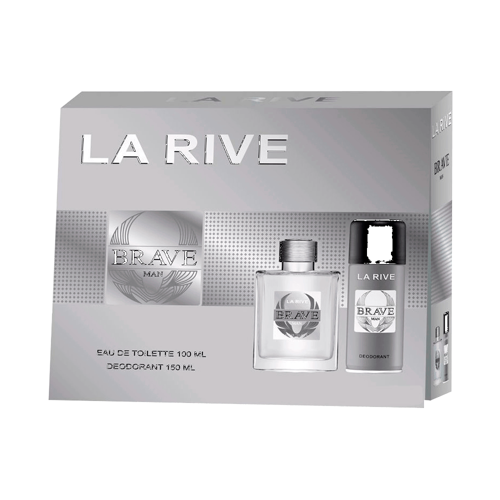 La Rive Kit Brave Masculino - Eau de Toilette 100ml + Desodorante 150ml