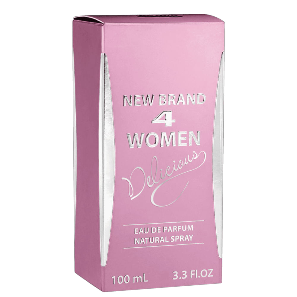 Perfume Feminino New Brand 4 Women Delicious Eau de Parfum 100ml