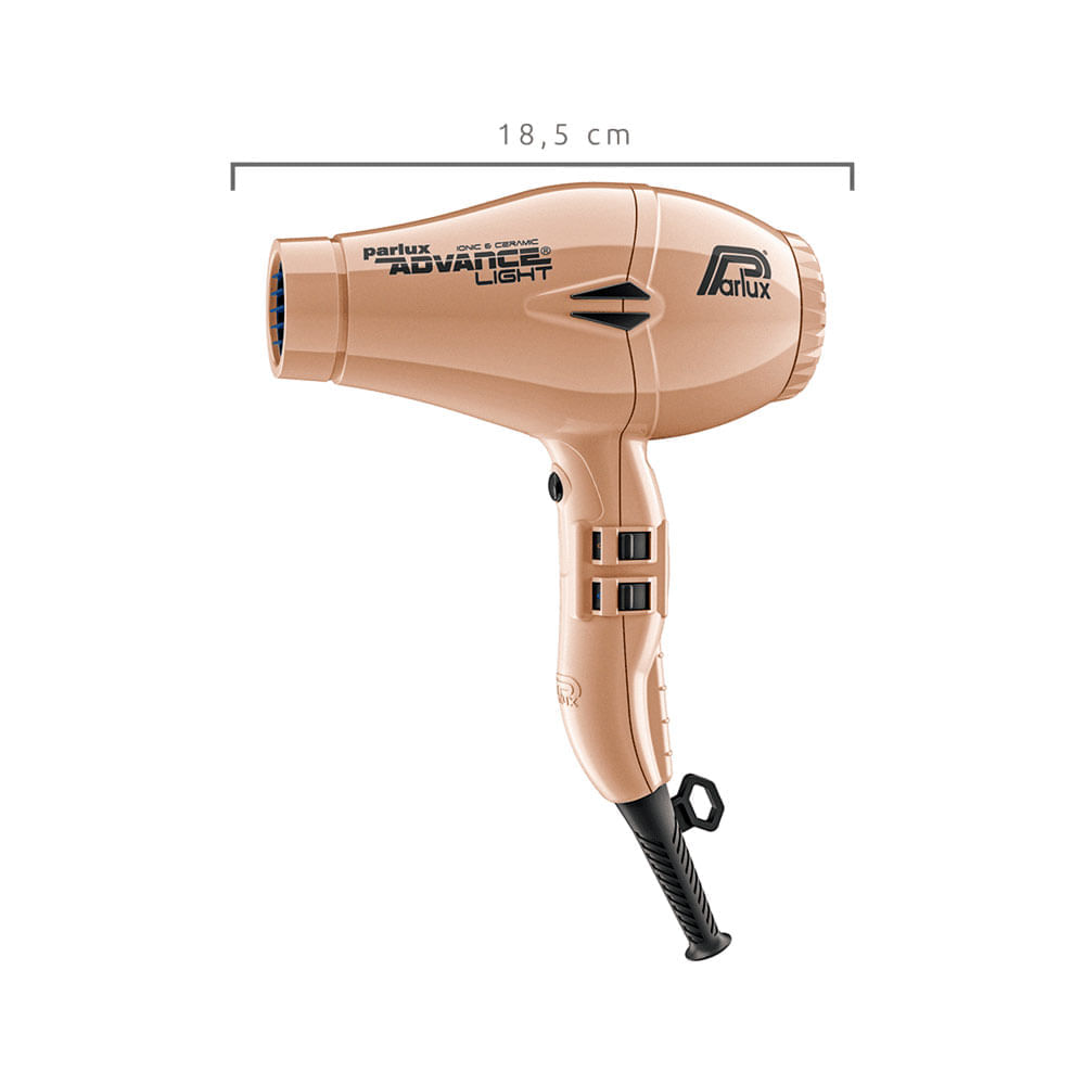Parlux Advance Light Dourado - Secador de Cabelo 220V