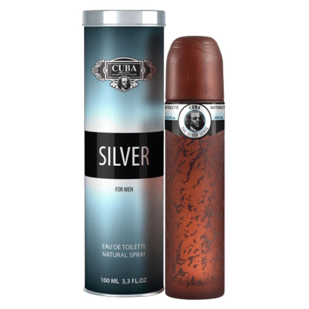 Cuba Silver Eau De Toilette - Perfume Masculino 100ml
