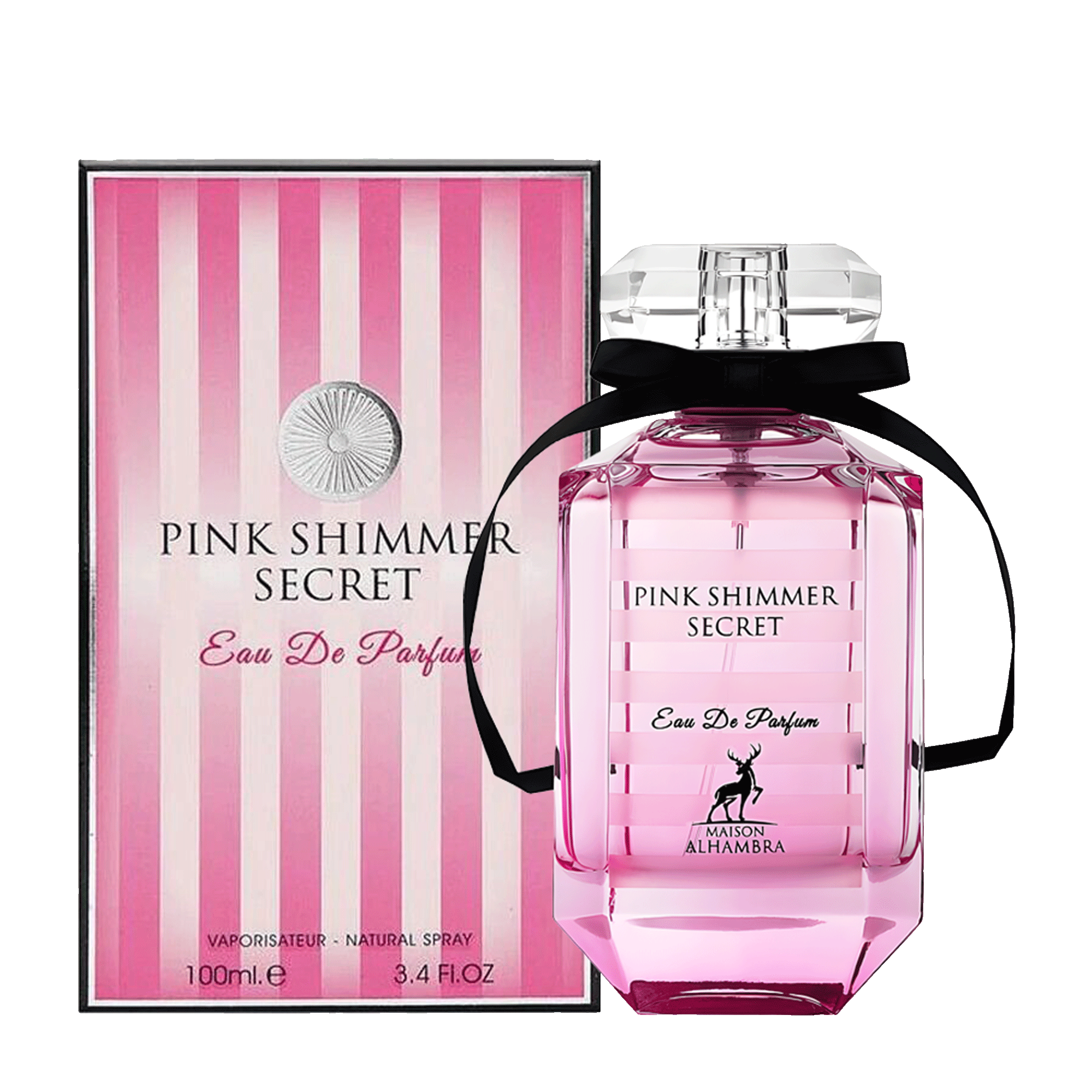 Pink Shimmer Secret Maison Alhambra Eau de Parfum - Perfume Feminino 100ml