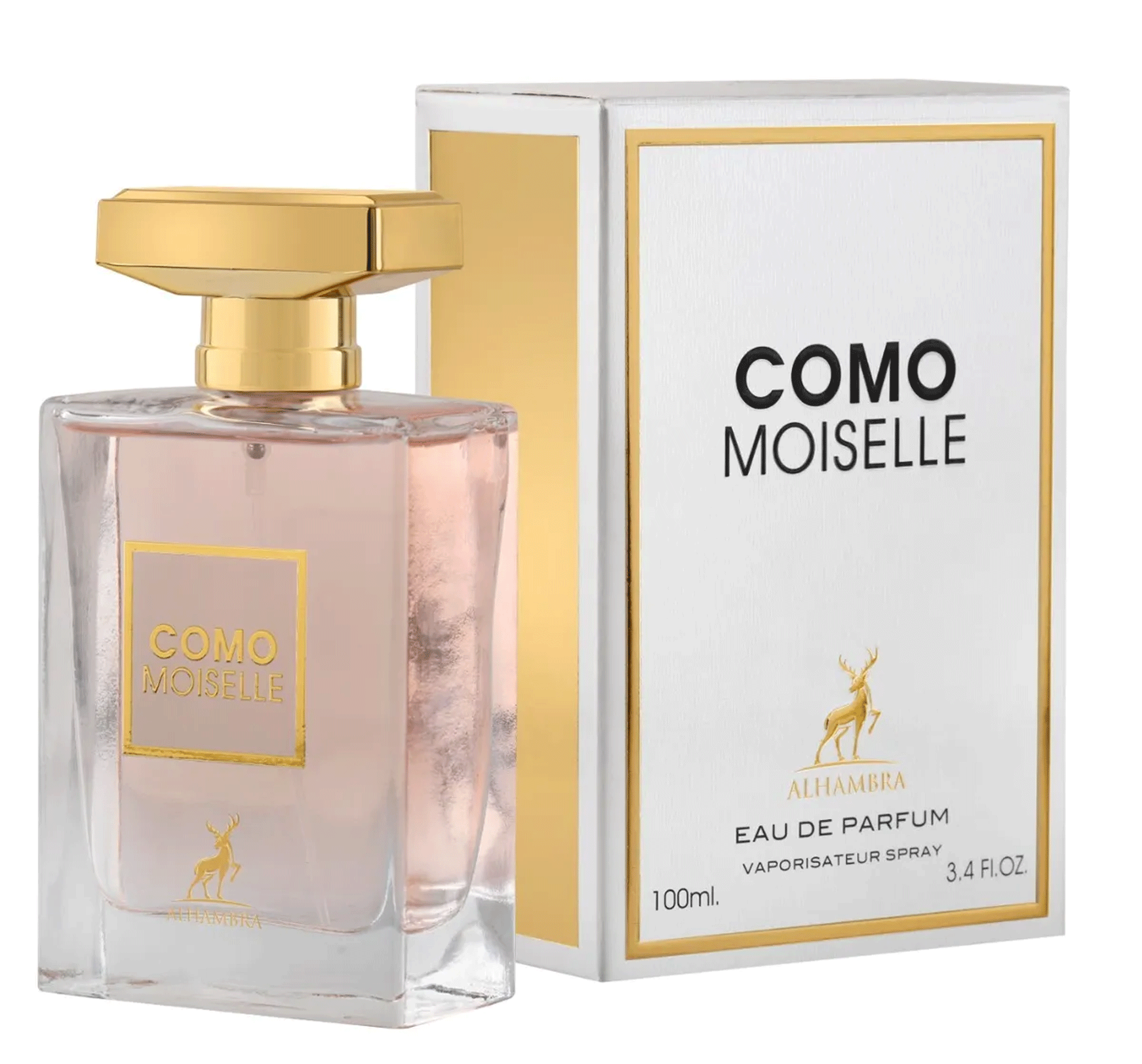 Perfume Árabe Feminino Como Moiselle Eau de Parfum Maison Alhambra 100ml