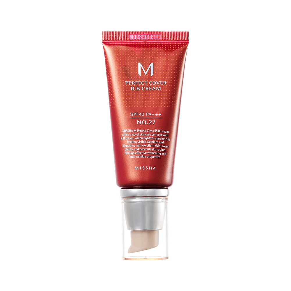 Missha M Perfect Cover Número 27 Honey Beige - BB Cream 50ml N27-Honey-Beige