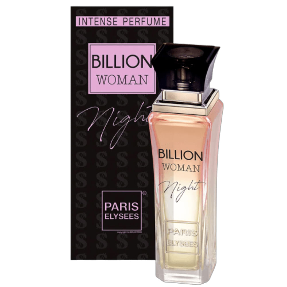 Paris Elysees Billion Woman Night Eau de Toilette - Perfume Feminino 100ml