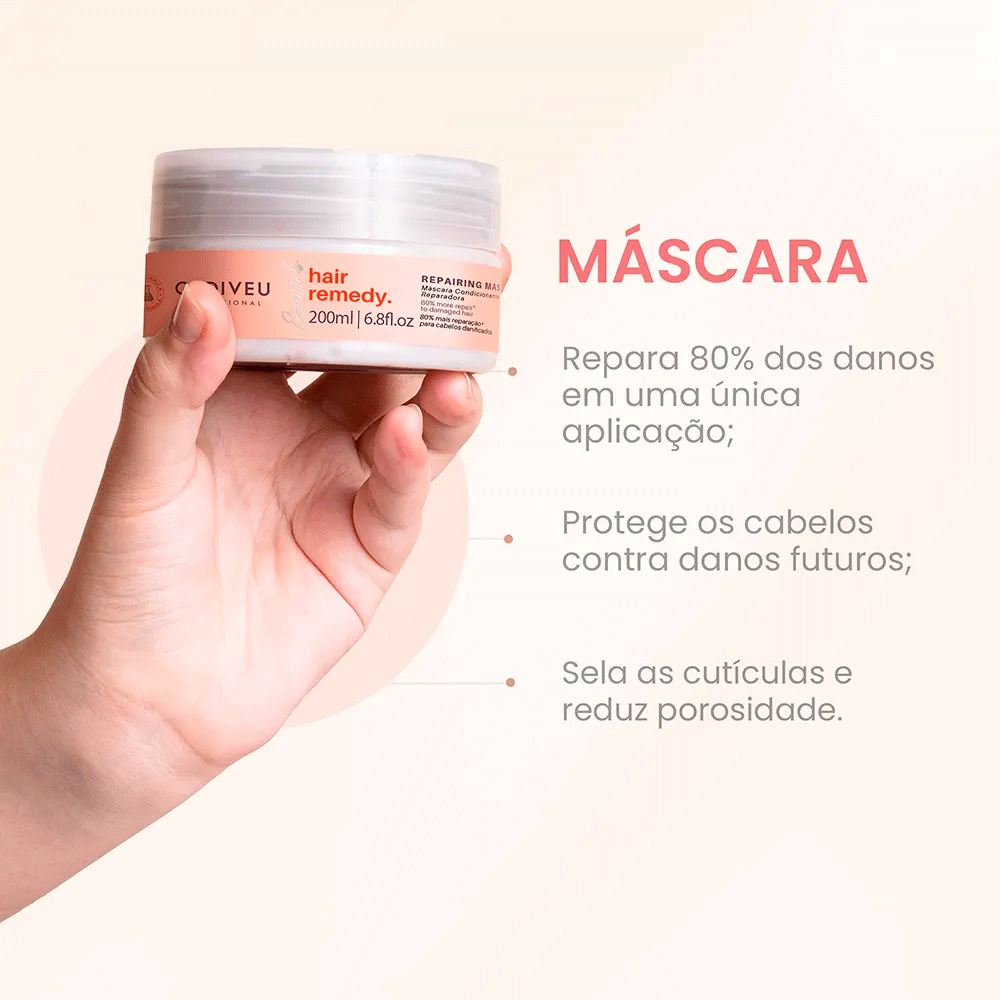 Cadiveu Professional Essentials Hair Remedy - Máscara Reparadora 200ml