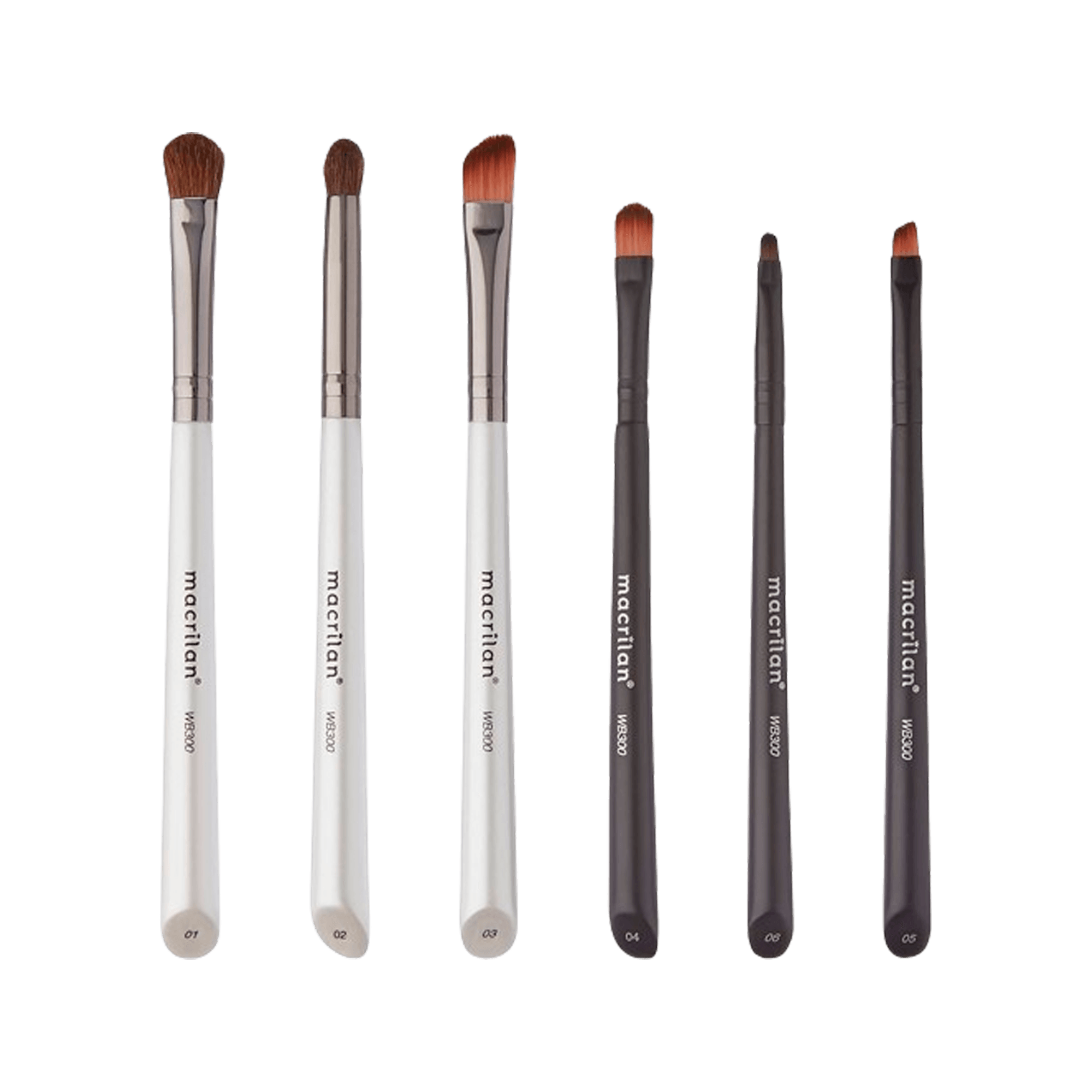 Kit Macrilan - Kit Pincel Profissional Para Olhos Com 6 Peças Nulo