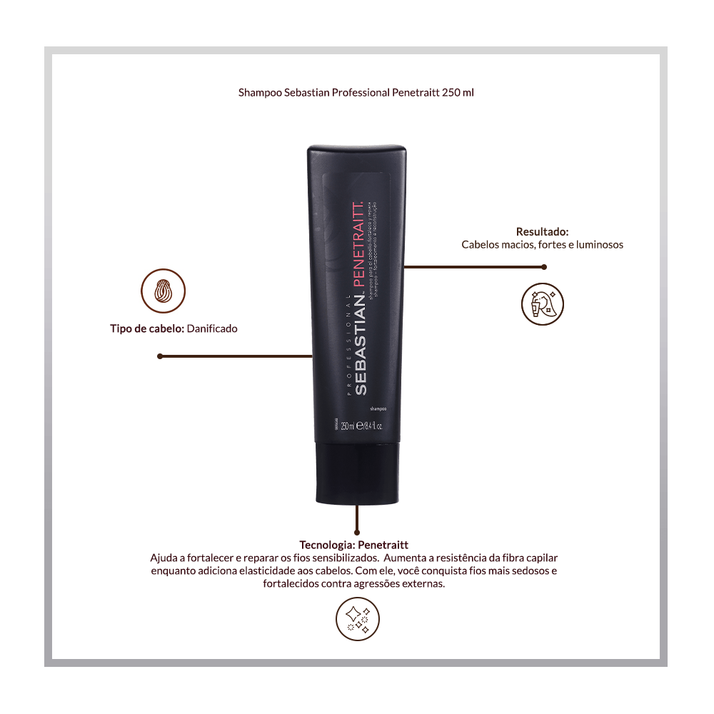 Shampoo Sebastian Professional Penetraitt 250 ml
